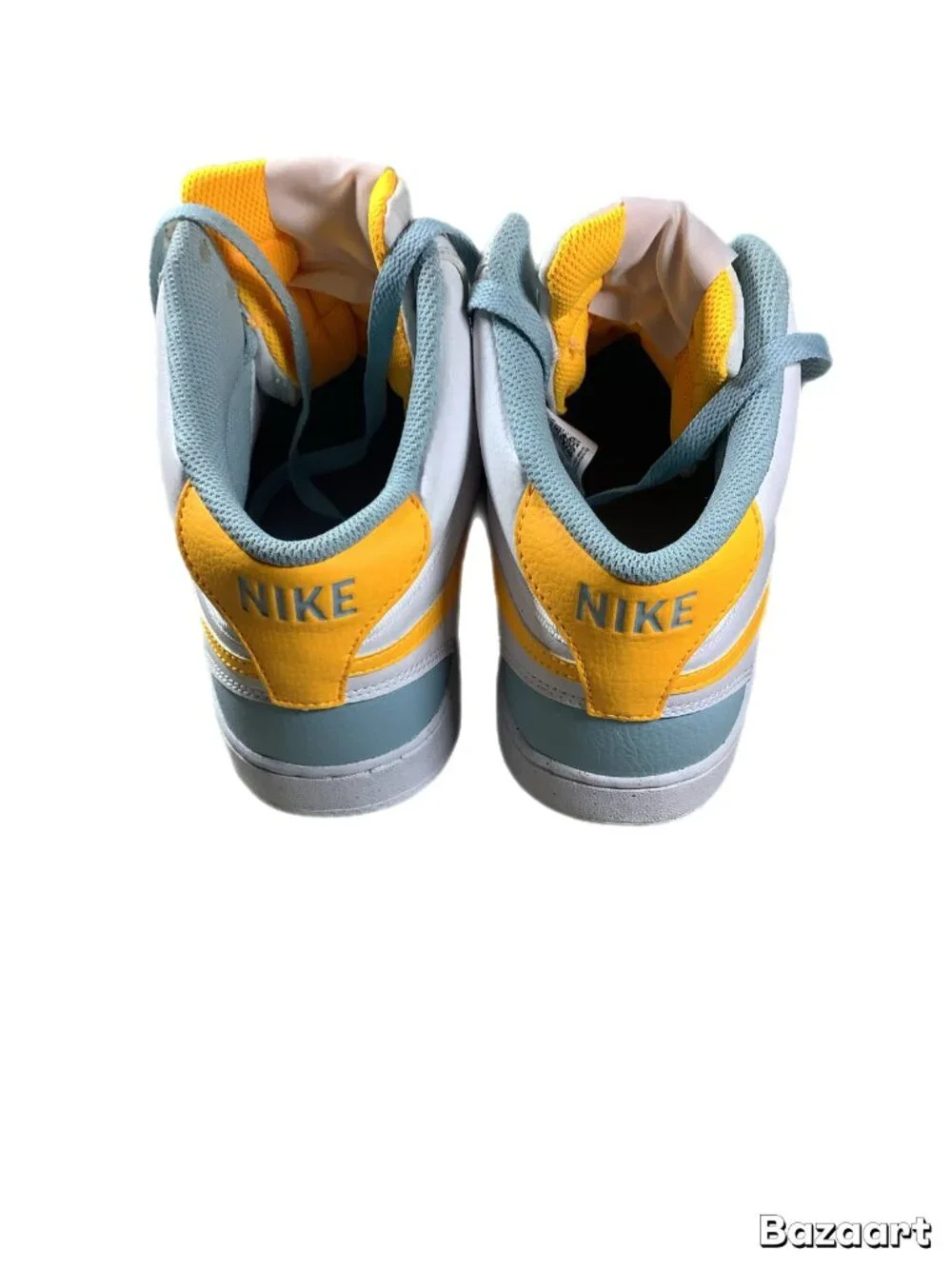 Size 10 - Nike Court Vision Next Nature Mid White Ocean Bliss (305)